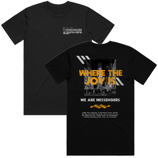 Where The Joy Is Tee - Black
