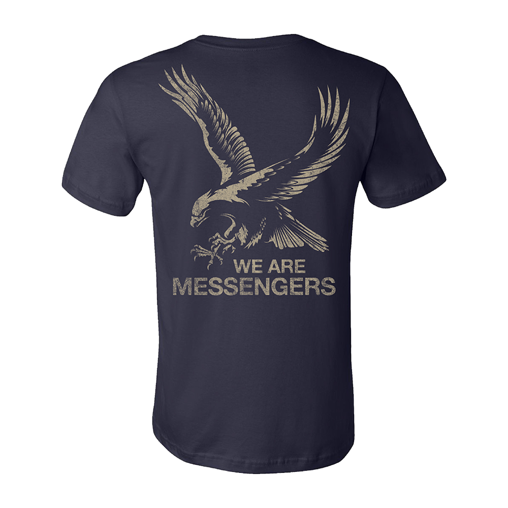 WAM eagle tee back We Are Messengers